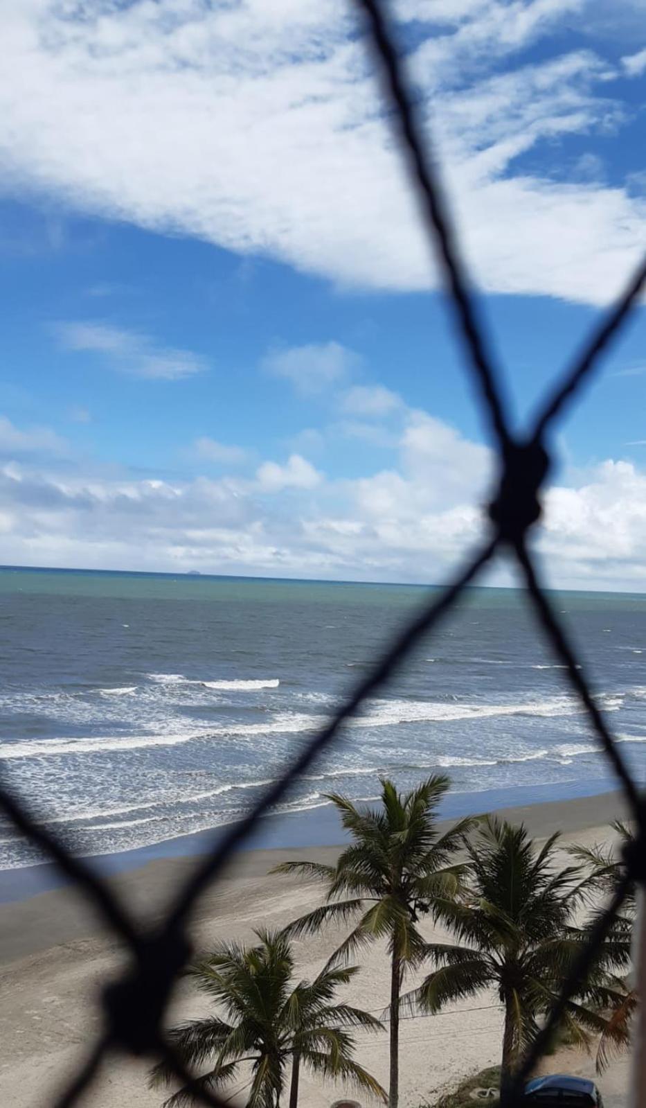 Apto Pe Na Areia Com Vista Para O Mar No Litoral Sul Itanhaém Exterior foto