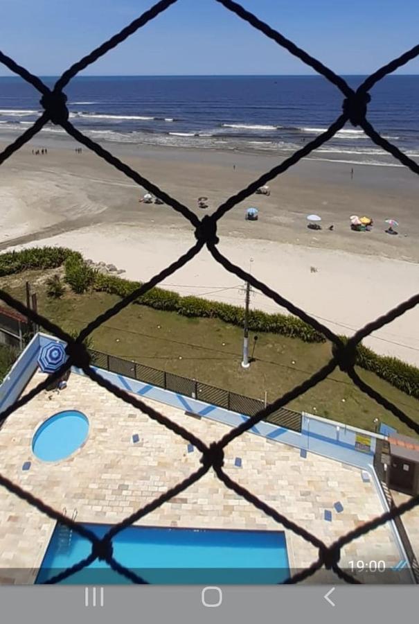 Apto Pe Na Areia Com Vista Para O Mar No Litoral Sul Itanhaém Exterior foto