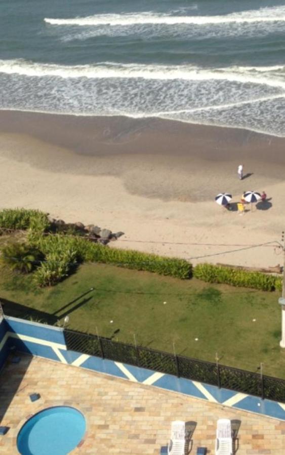 Apto Pe Na Areia Com Vista Para O Mar No Litoral Sul Itanhaém Exterior foto